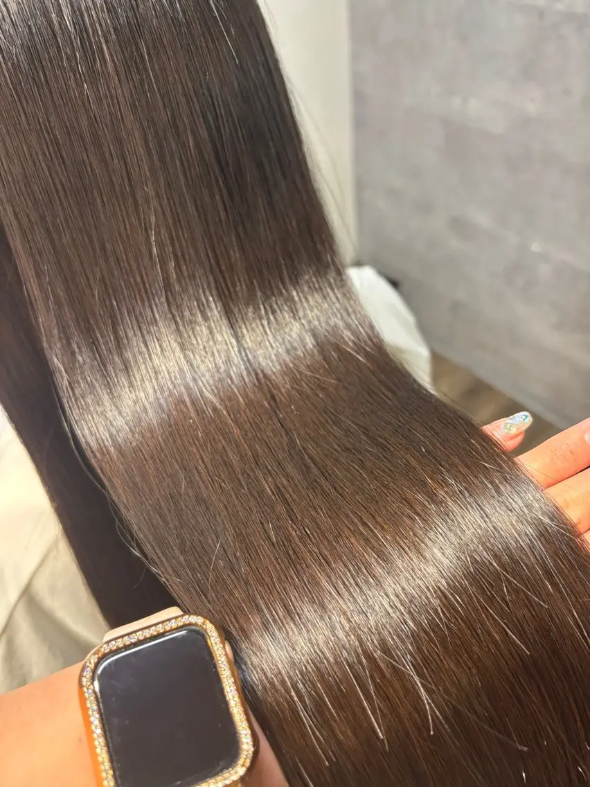 ロング カラー 透明感カラー 髪質改善 似合わせカット トリートメント ヘアカラー Anju/小顔カット /似合わせカラーのヘアスタイル