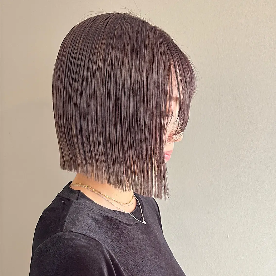 ショート カット ヘアカラー 心斎橋韓国ボブ 好原良真のヘアスタイル
