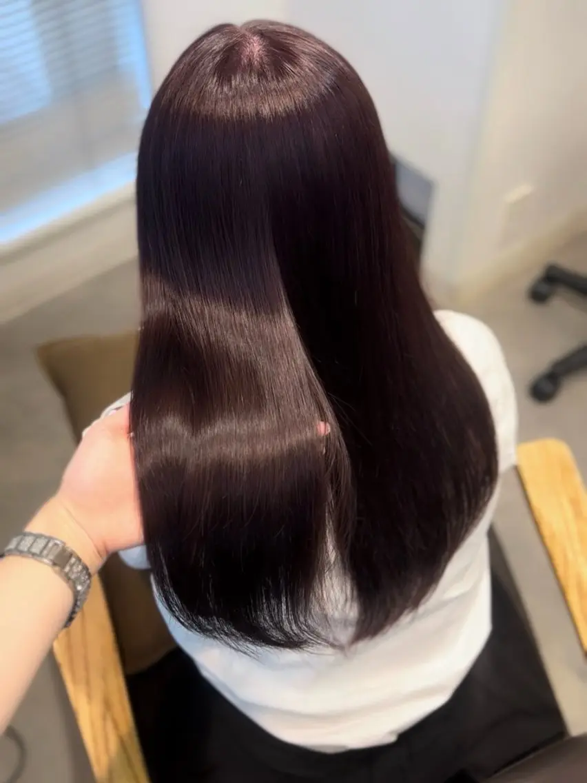 ロング カラー ヘアカラー トリートメント 表参道/ピンク♡ 盛れる顔周り♡amiのヘアスタイル