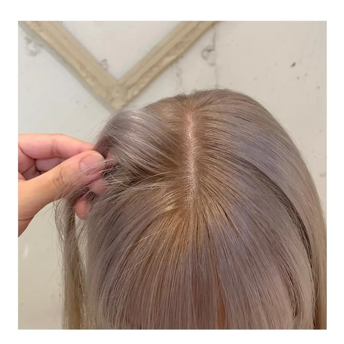 ミディアム ヘアカラー ❁⃘ ち だ り さ ❁⃘のヘアスタイル