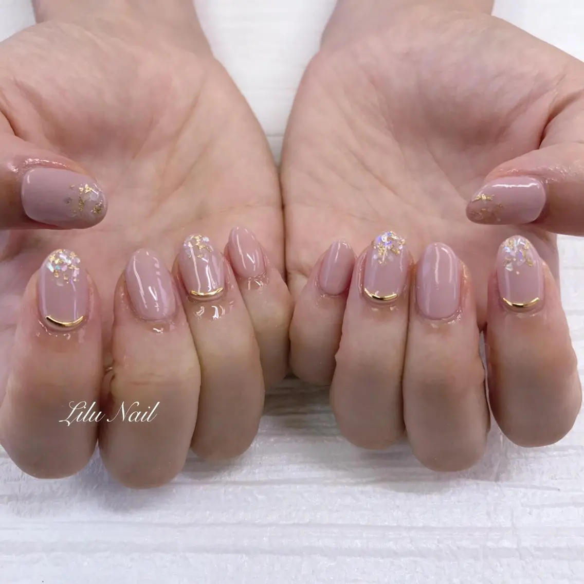 ネイル モチの良さ◉ フィルインネイル♡のネイルデザイン