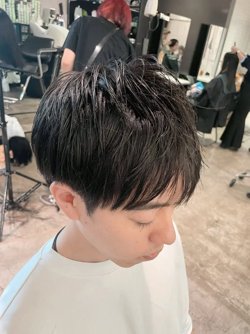 メンズ ツーブロック カット mitchy モデル様募集中♪のヘアスタイル