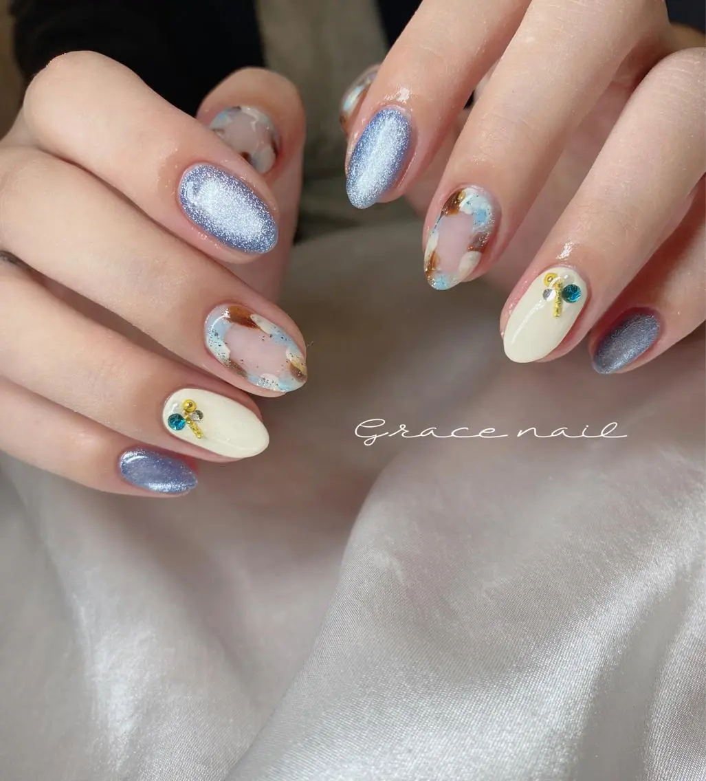 ネイル ハンドネイル ☆*｡Grace Nail｡*☆のネイルデザイン