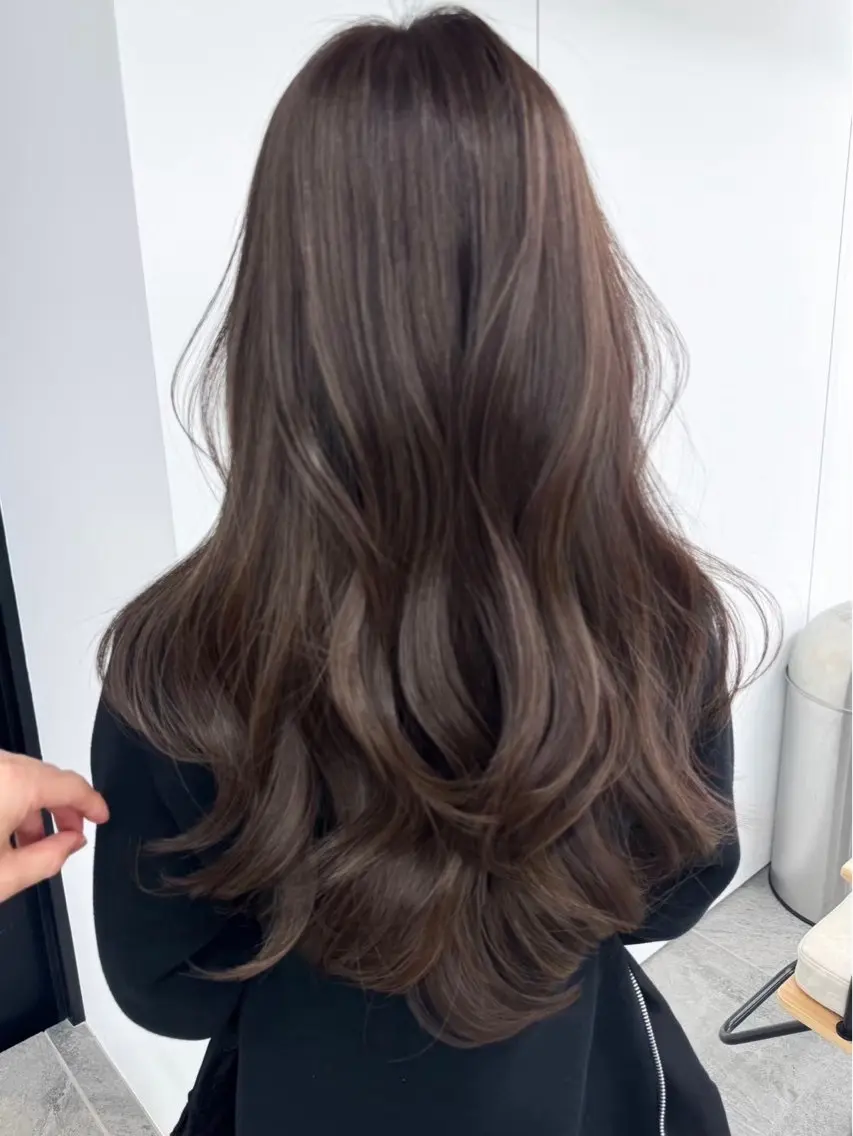 セミロング カラー ヘアアレンジ ヘアカラー 🫧透明感カラー/ Wカラー🫧namiのヘアスタイル