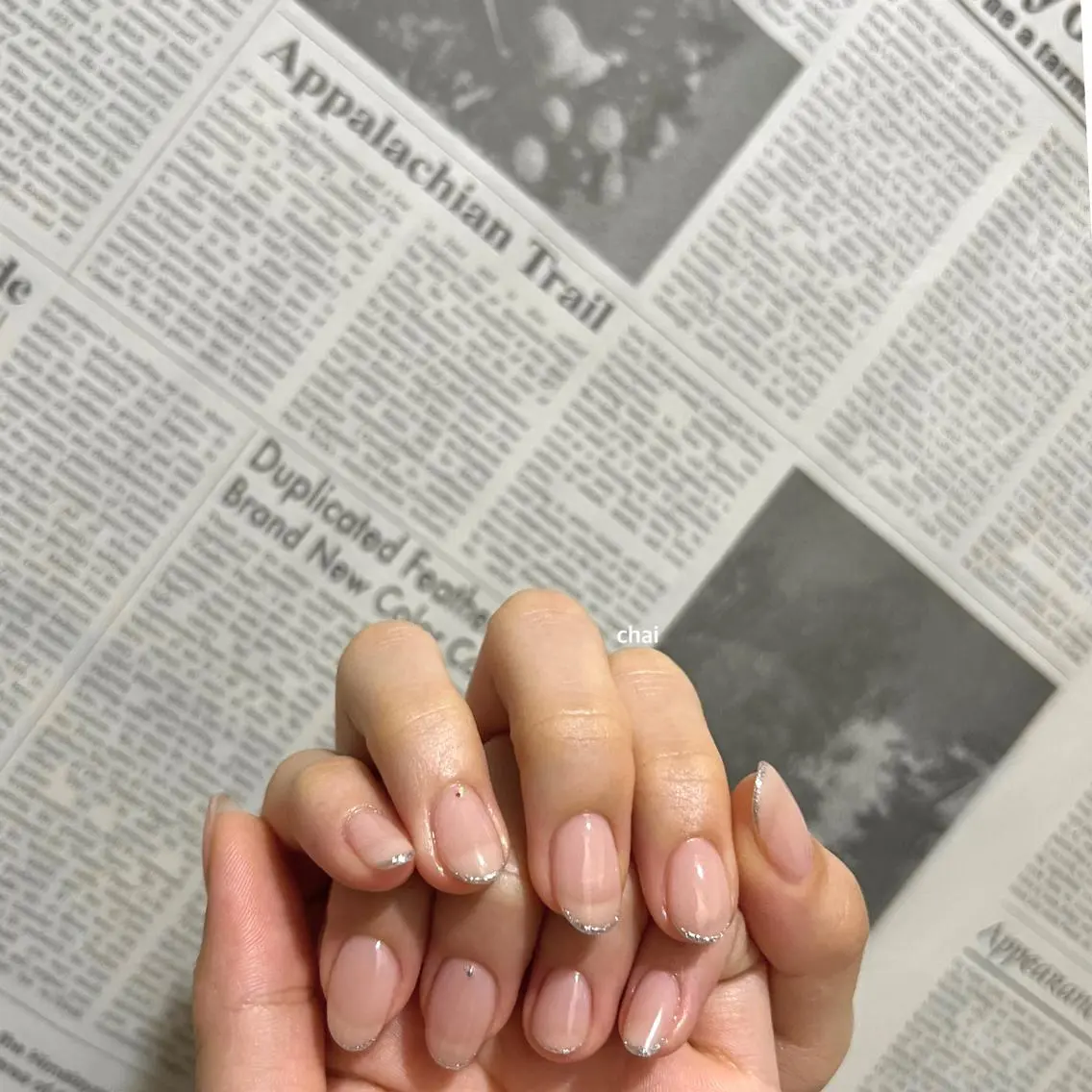 ネイル ストーンネイル ハンドネイル chai nail _ai📍鶴橋/桃谷のネイルデザイン