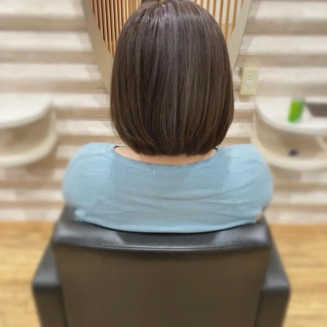 ミディアム カラー 髪質改善 カット トリートメント KON｜ごまかさない 艶。酸熱×精密カットのヘアスタイル