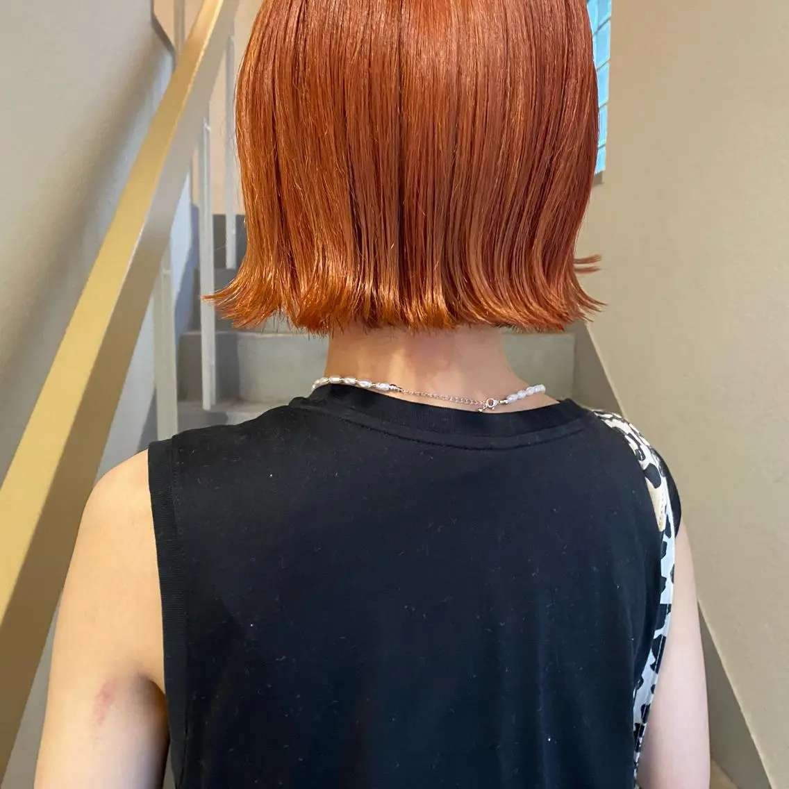 ミディアム カラー ena/ブリーチなし 透明感・レイヤー🎀のヘアスタイル