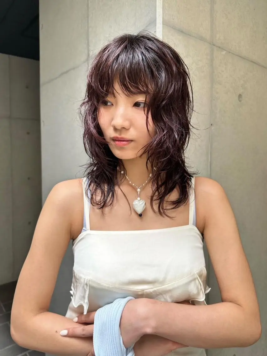 🍀似合わせパーマ🍀カット+デザインパーマ+2STEPトリートメント(#ウルフカット#レイヤーカット)の写真
