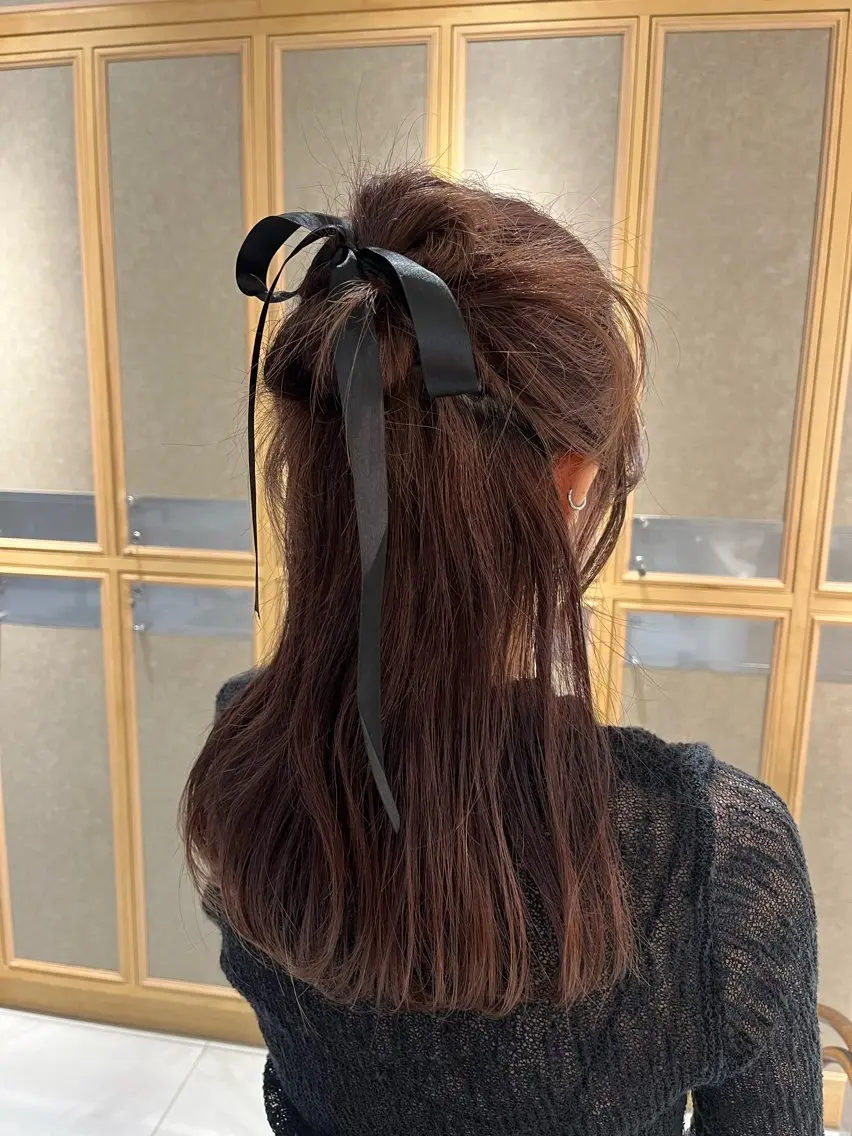 セミロング ヘアアレンジ るり /ボブカットのヘアスタイル