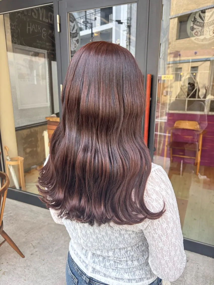 ロング カラー カット ヘアカラー Rinka  ︎︎のヘアスタイル