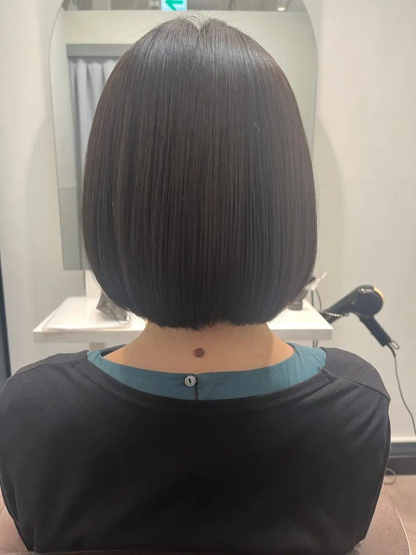 ミディアム カラー 髪質改善 トリートメント 藤井 仁紀のヘアスタイル