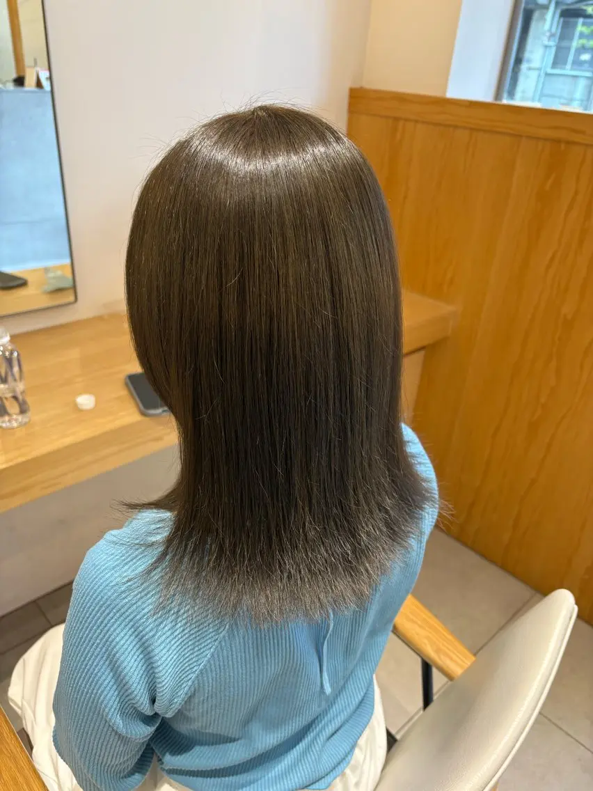 ミディアム カラー トリートメント ヘアカラー トリートメント 中田 佳也允のヘアスタイル
