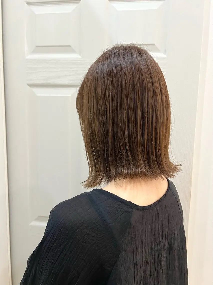 プチメンテで艶髪♪🌸リタッチカラー+前髪顔周りカット+3 stepトリートメントの写真