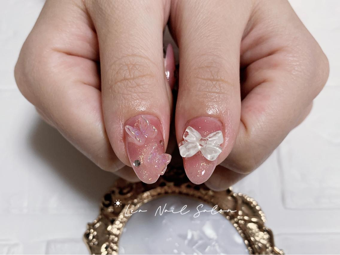 ショート カラー ネイル Le’a NailSalonのネイルデザイン