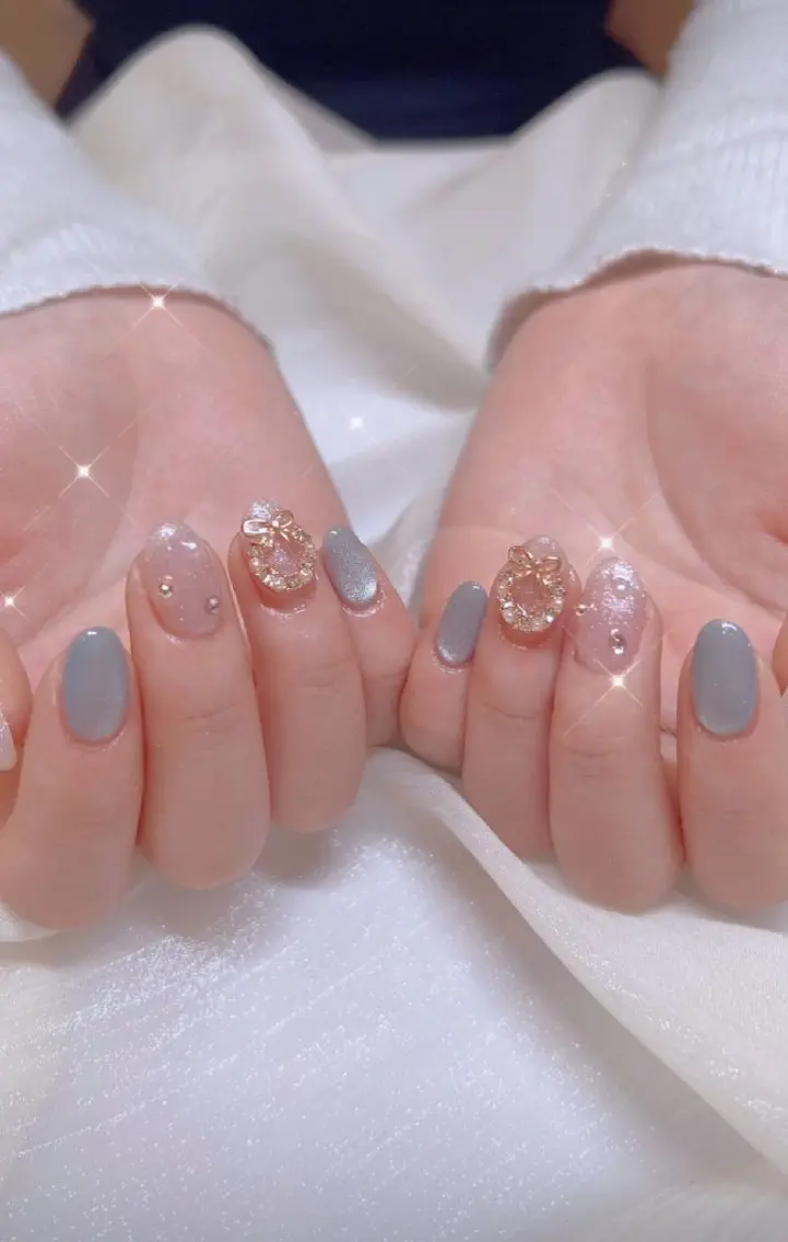ネイル アートネイル 冬ネイル クリスマス ハンドネイル I LOVE ME NAIL.。.:*♡のネイルデザイン
