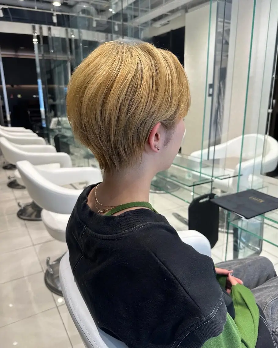 ショート ショートヘア 益野 凌のヘアスタイル
