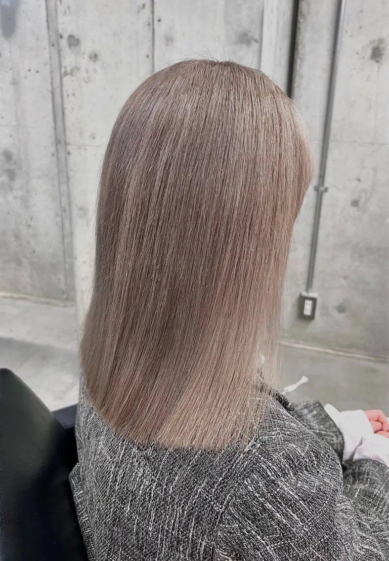 ミディアム ヘアカラー lafit kaede/韓国ヘアのヘアスタイル
