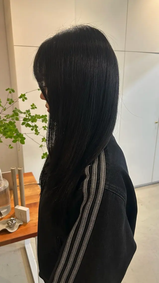 カラー 黒髪 ヘアカラー あやの/横浜/ ｶﾗｰﾓﾃﾞﾙ募集中のヘアスタイル