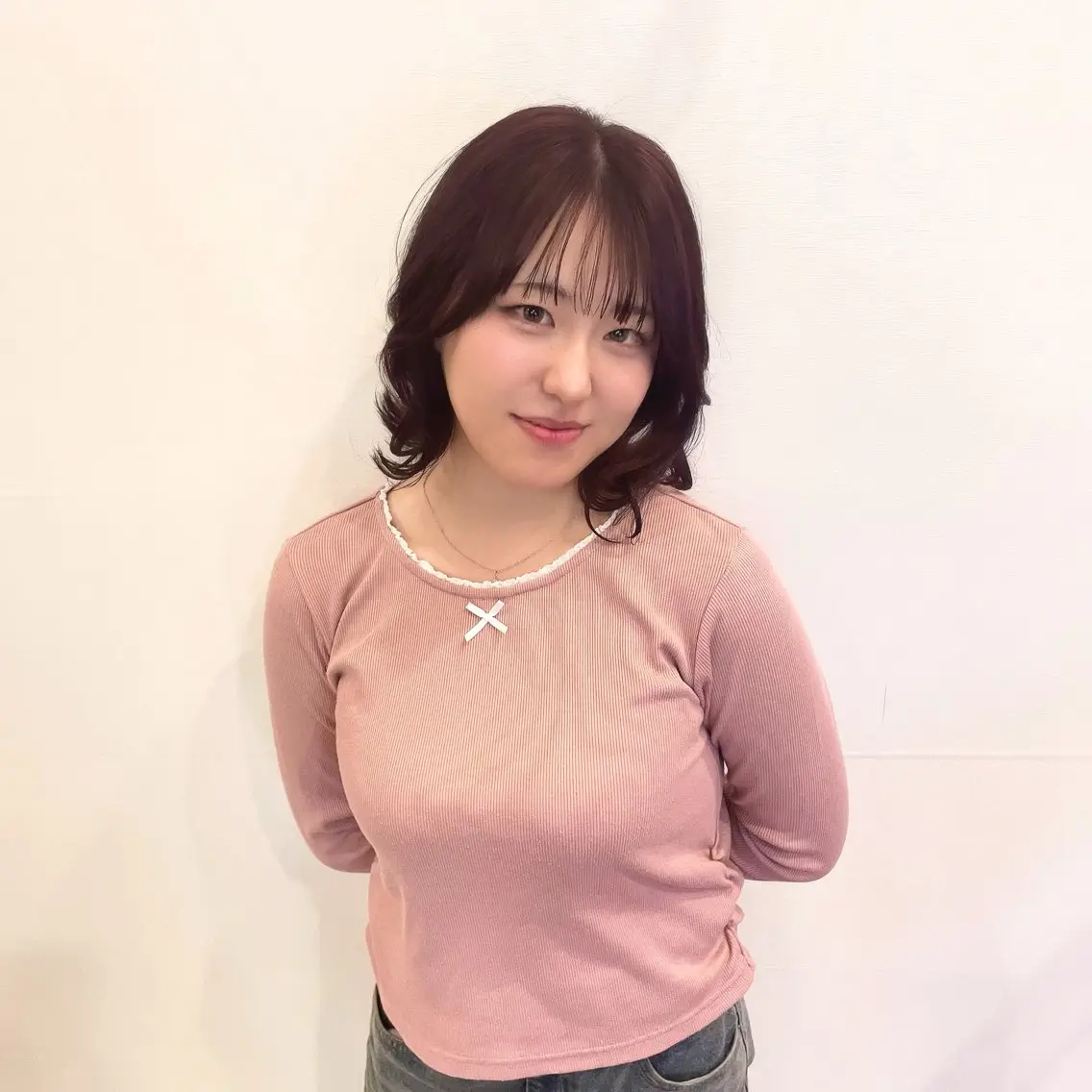 ミディアム レッドブラウン ヘアカラー 🍓スダユキナ🍓 髪質改善水素カラーのヘアスタイル