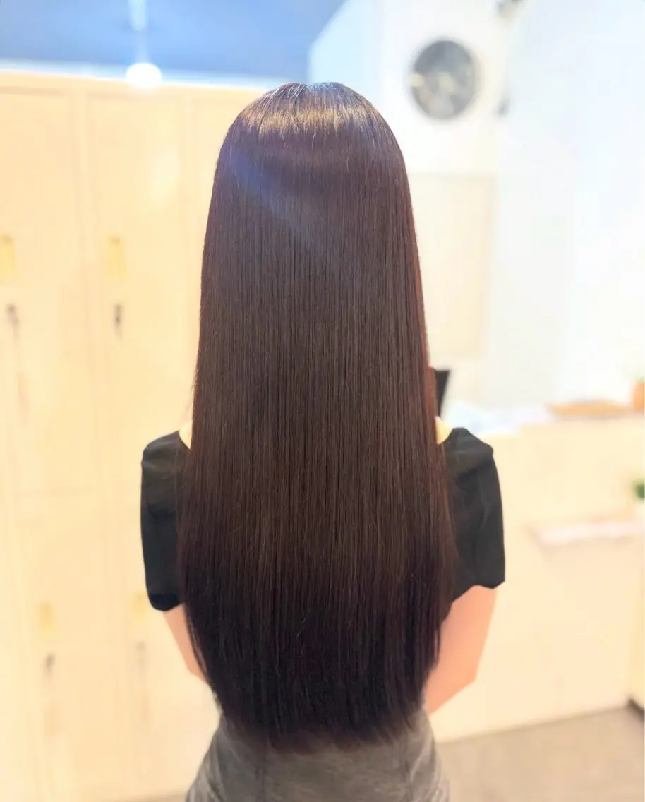 ロング カラー トリートメント トリートメント Sherry/R 三川町　木村祐里奈のヘアスタイル