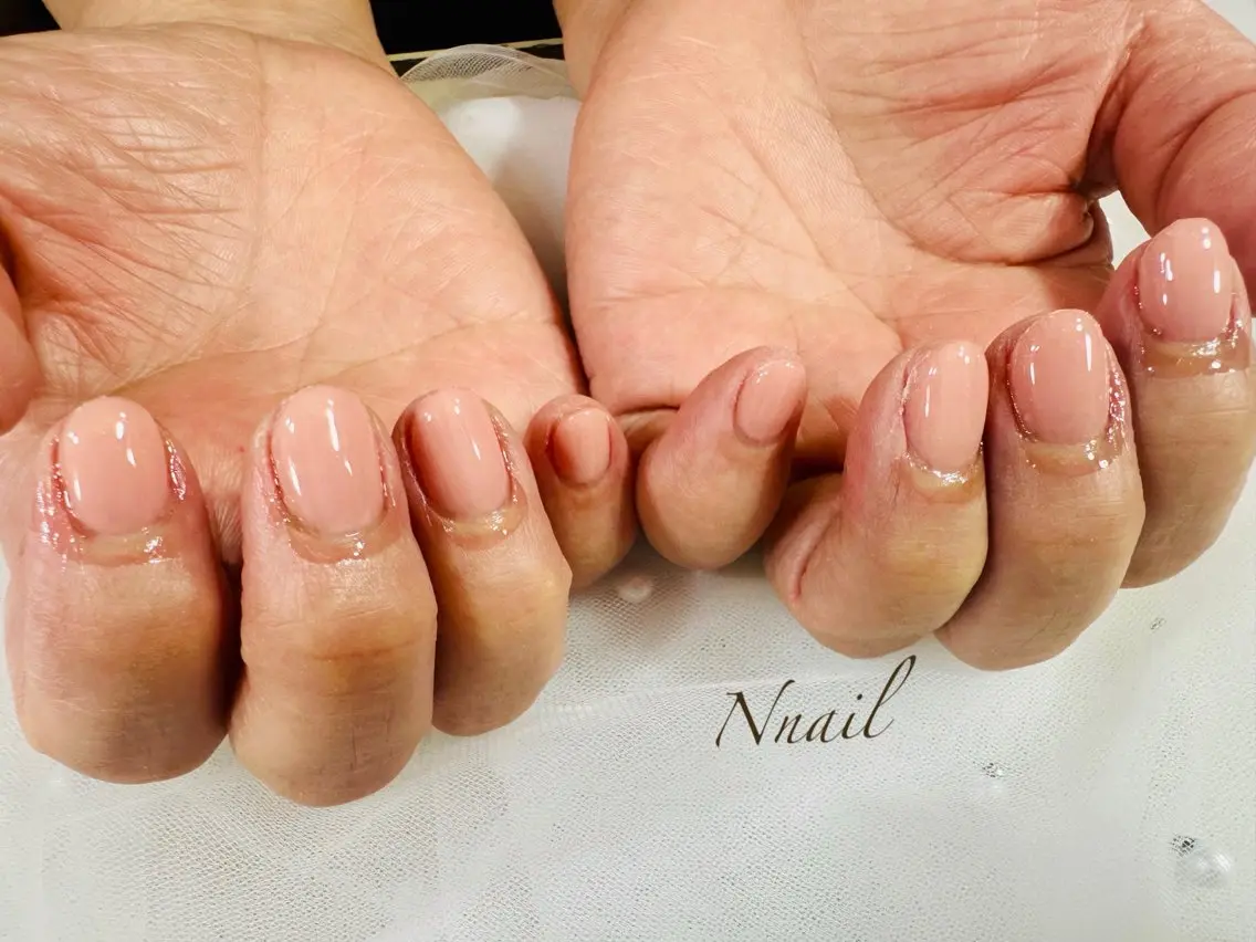 ネイル ワンカラーネイル シンプルネイル ハンドネイル 🌿Nnail🌿 プライベートサロンのネイルデザイン
