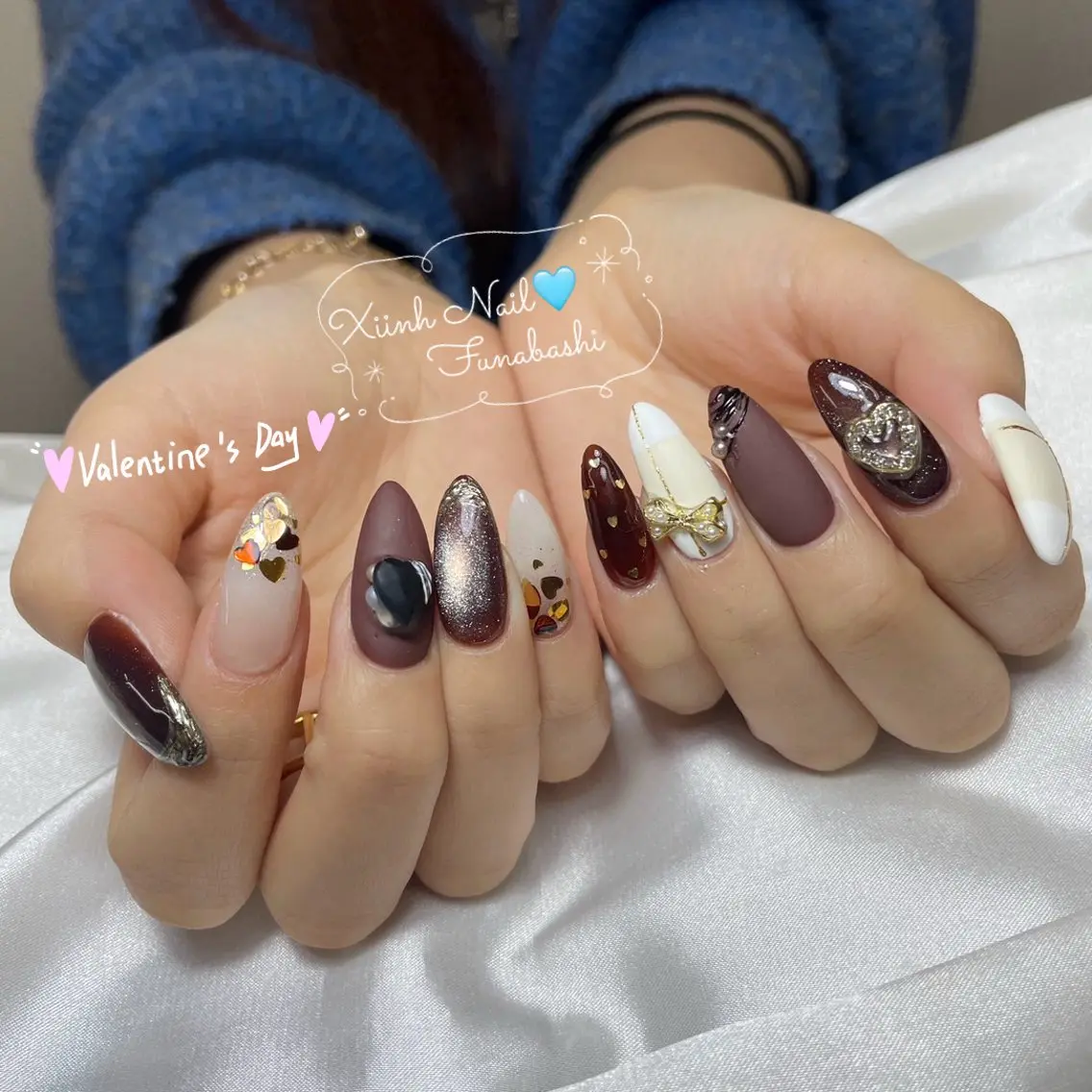 ネイル チークネイル 桜ネイル 長さ出し フットネイル ジェルネイル ハンドネイル XIINH NAIL SALONのネイルデザイン