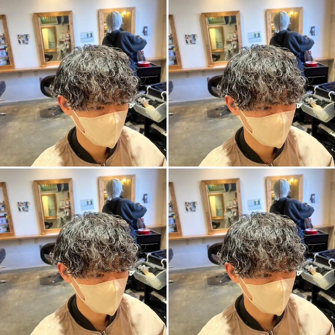 パーマ メンズ カット パーマ トリートメント ヘアセット メンズパーマ特化 店長望月謙二郎のヘアスタイル