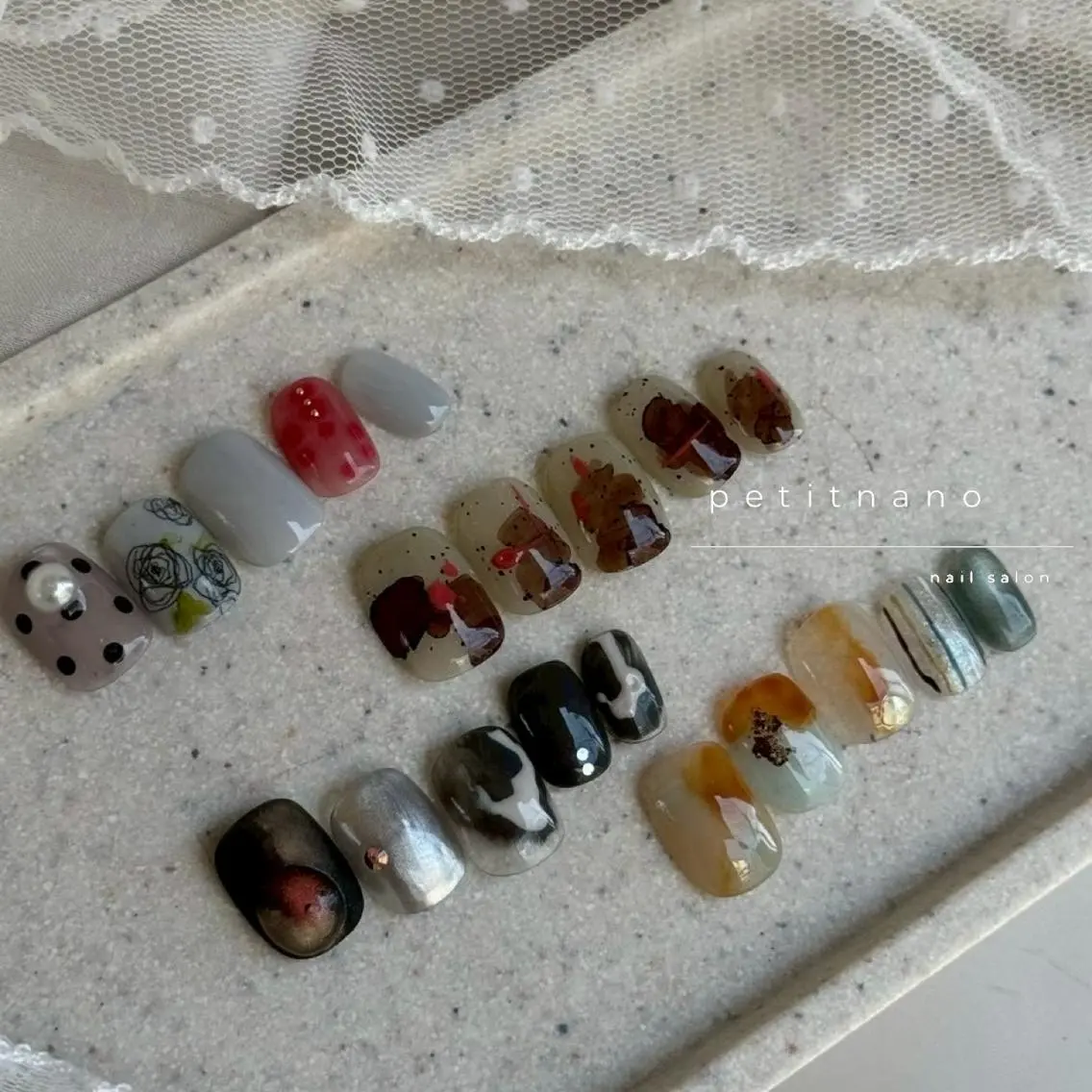 ネイル ニュアンスネイル 夏ネイル ハンドネイル nail‪◯ petitnanoのネイルデザイン