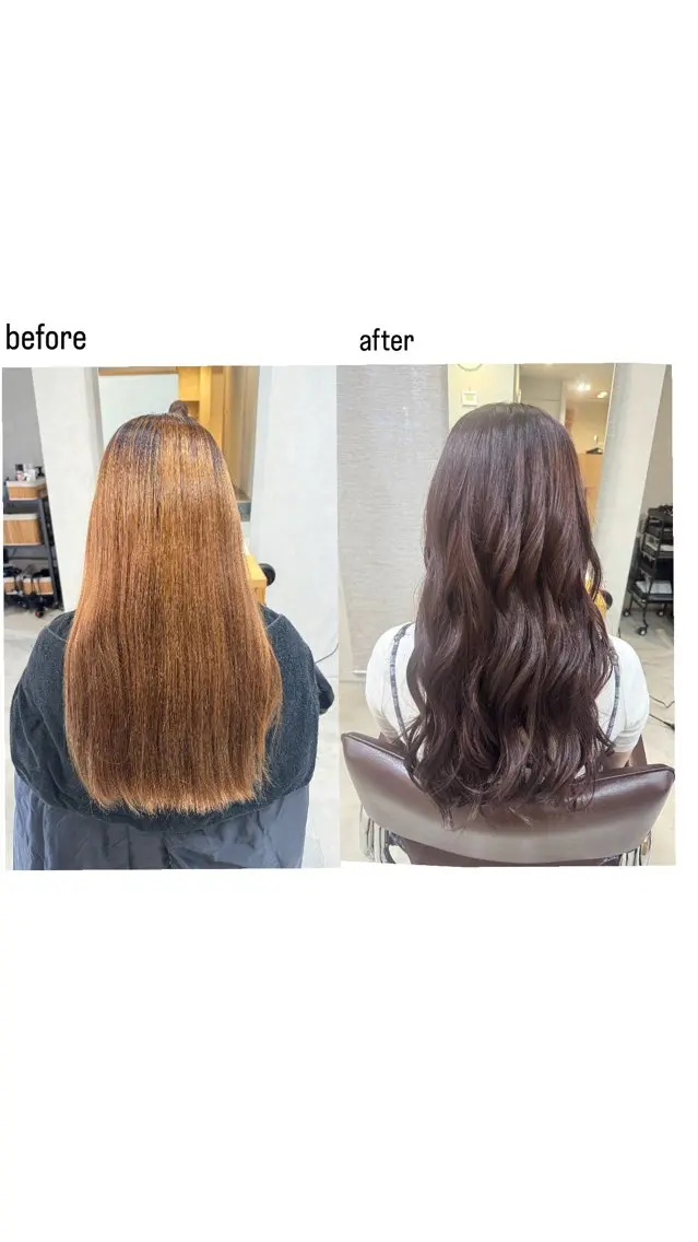 ロング ヘアカラー AMATORA SPA/福井美悠のヘアスタイル