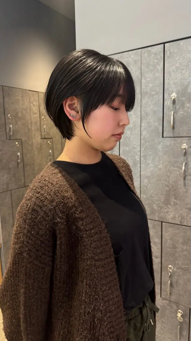 ショート ショートヘア 小顔カット 小田 晃瑛のヘアスタイル