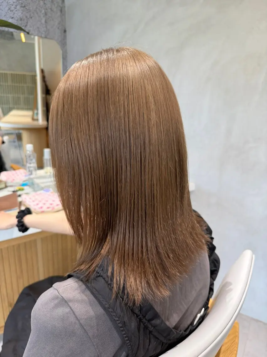 ミディアム ヘアカラー トリートメント 村田 未来のヘアスタイル