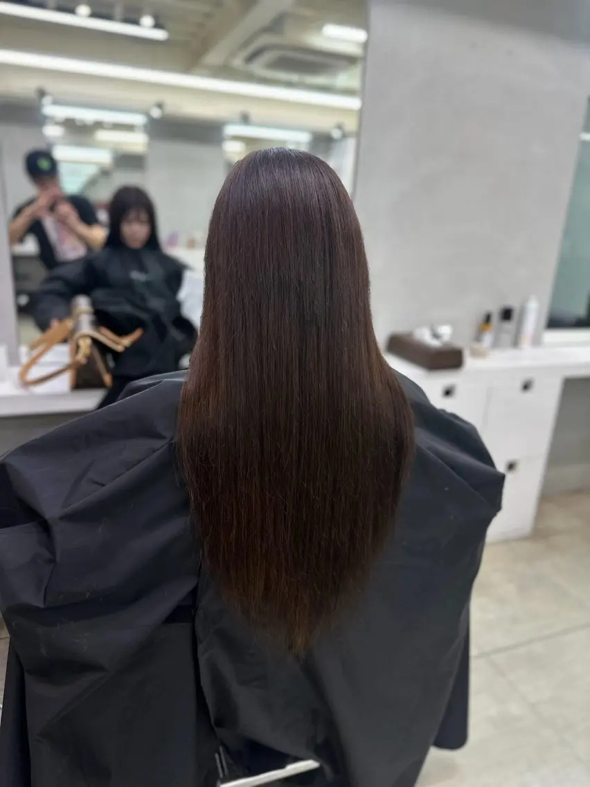 ロング エクステ uiki シールエクステのヘアスタイル
