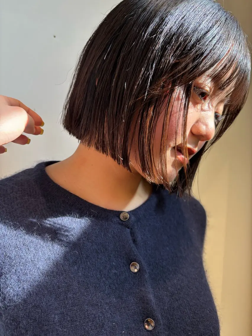 ショート カット 津田 里菜のヘアスタイル