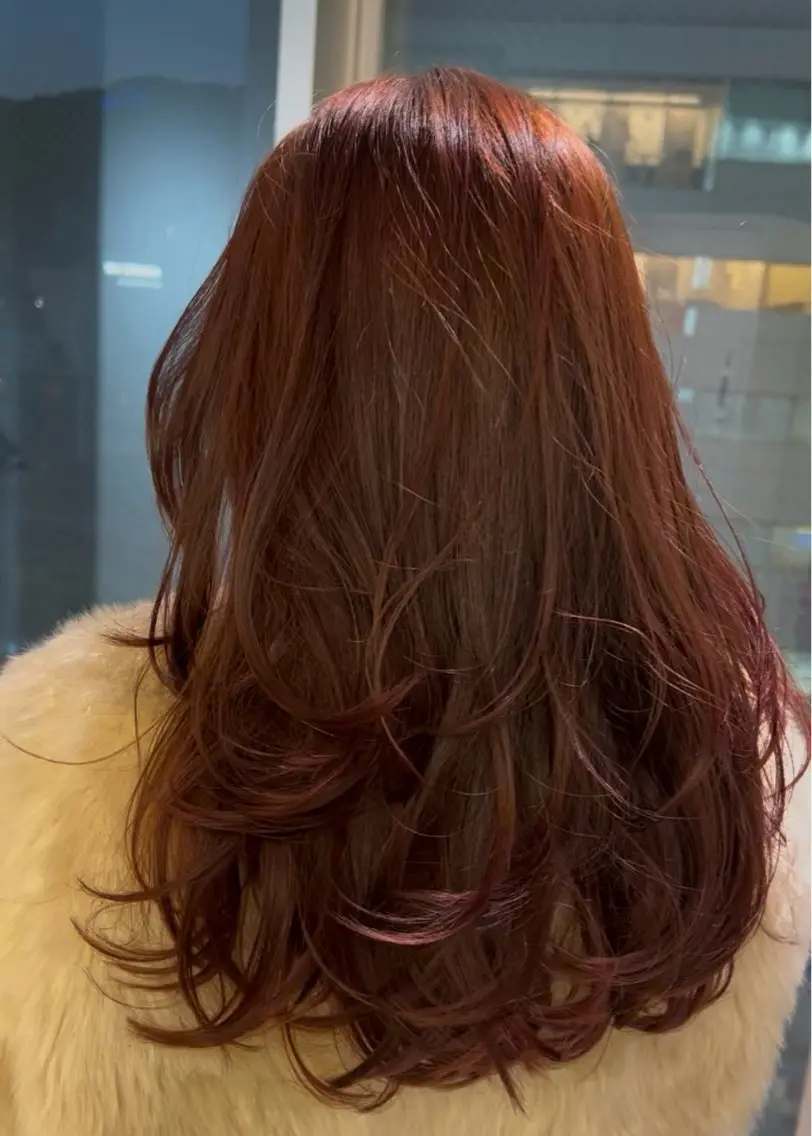 ロング カラー カット ヘアカラー トリートメント 艶ハイトーン‪‪🔆 ️️️安座間 希のヘアスタイル