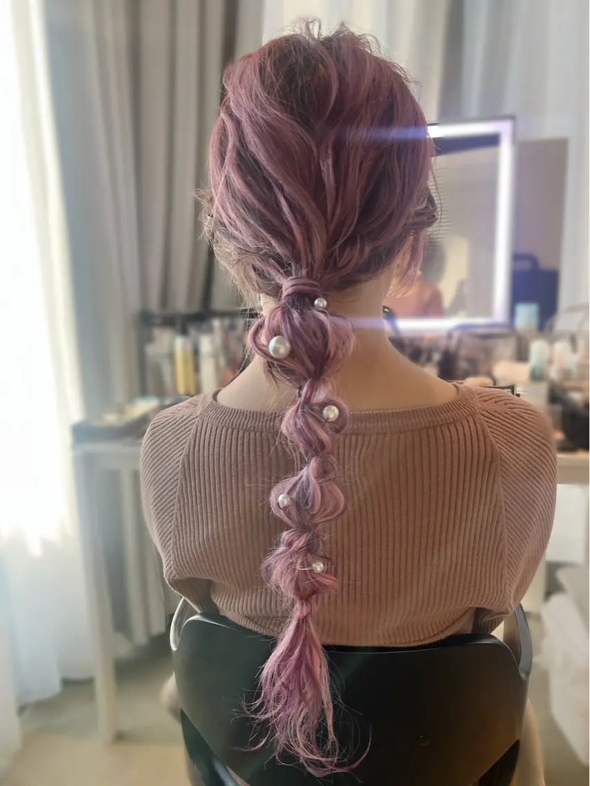 ロング ヘアセット HAMAMOTO MADOKAの眉毛・アイブロウイメージ