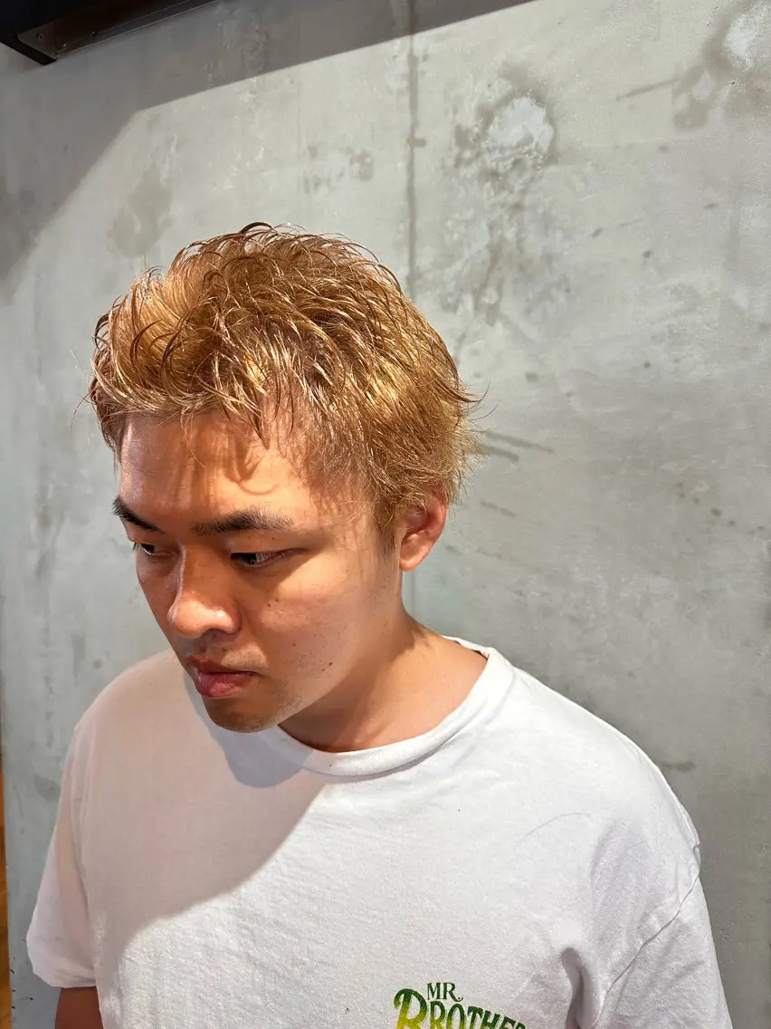 ショート カラー メンズ カット ヘアカラー スナップフォト確認 お願いします！竹内のヘアスタイル