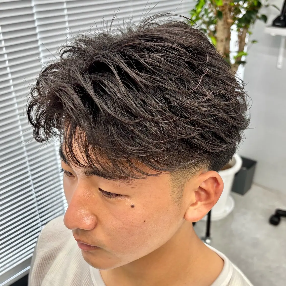 メンズ メンズパーマ カット パーマ SOYON船橋店 西澤元気のヘアスタイル