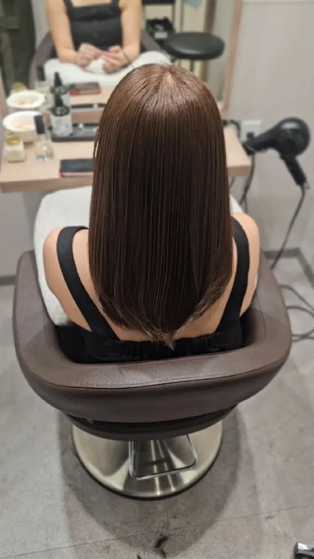 ミディアム カラー ベージュカラー 透明感カラー 髪質改善 縮毛矯正 カット ヘアカラー トリートメント 【垢抜けカラー/ 縮毛矯正】Taikiのヘアスタイル