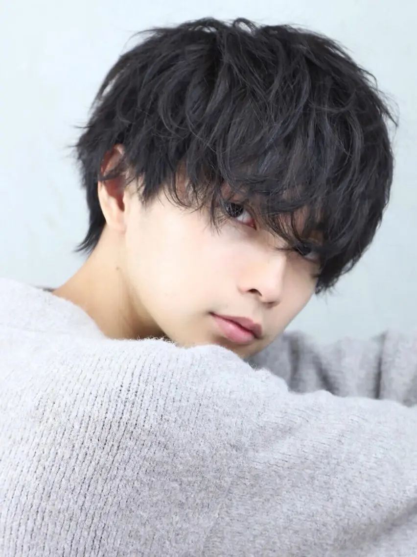 メンズ カット パーマ 遠藤 綜悟のヘアスタイル