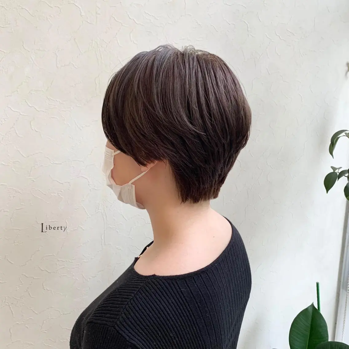 ショート カラー ハンサムショート ブラウンカラー ショコラブラウン ショートヘア メンズ指名多数!! 田島史也のヘアスタイル