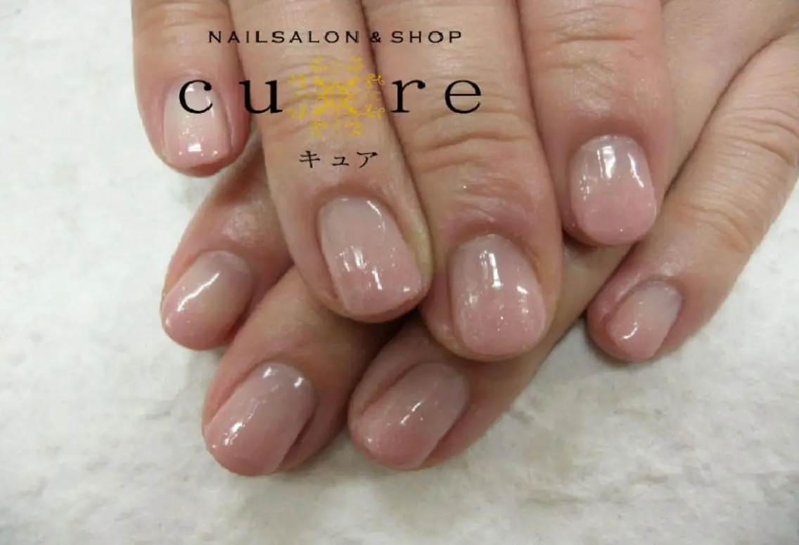 ショート ネイル ハンドネイル ネイルサロン Cureのネイルデザイン