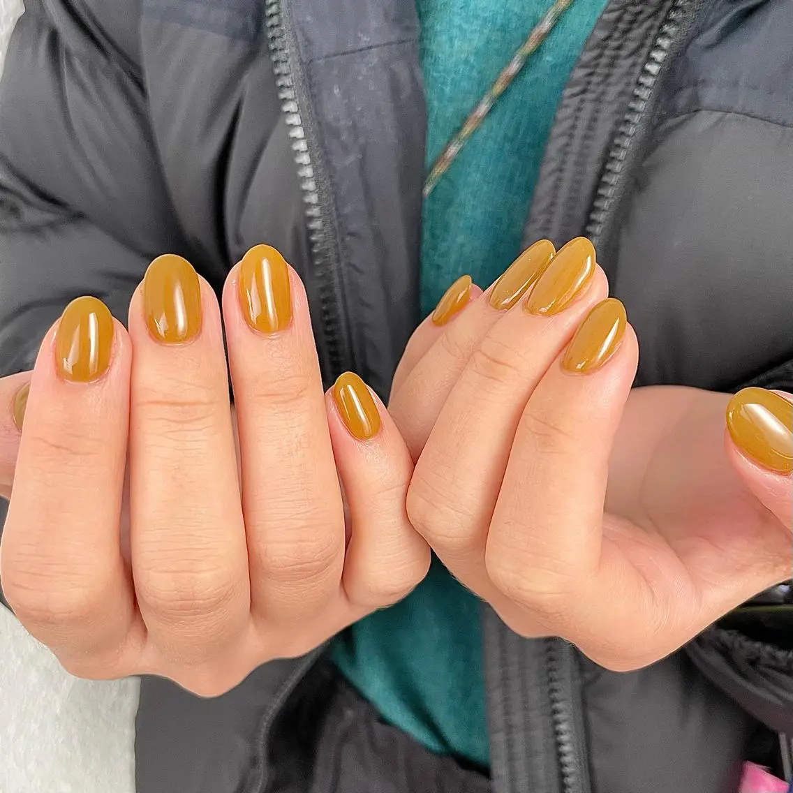 ネイル ワンカラーネイル ハンドネイル Nailsalon BLOOM🌷 山崎のネイルデザイン
