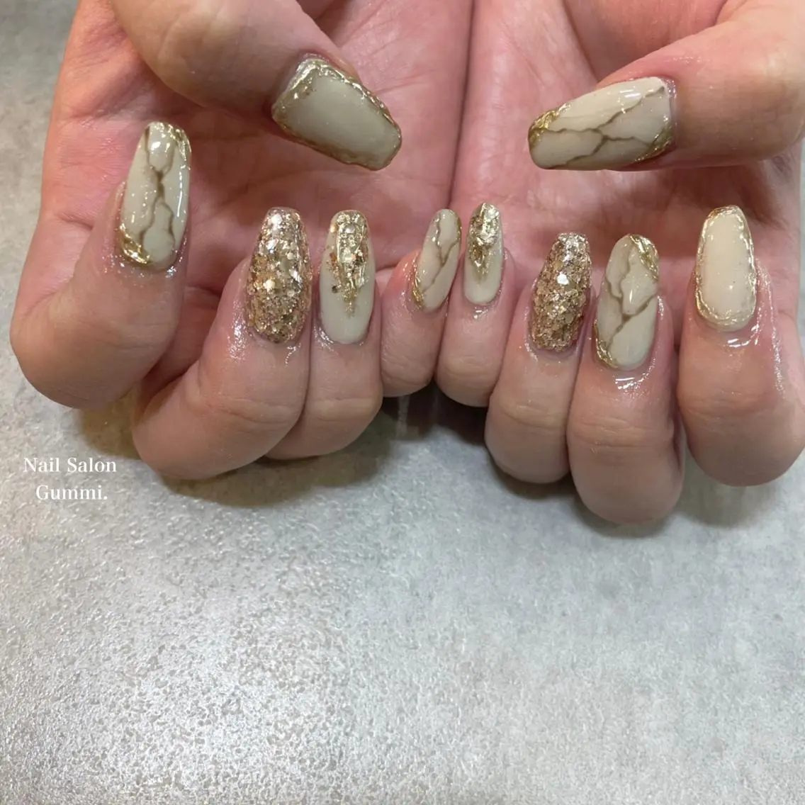 ネイル 大理石ネイル(マーブル) Nail Salon Gummi.のネイルデザイン