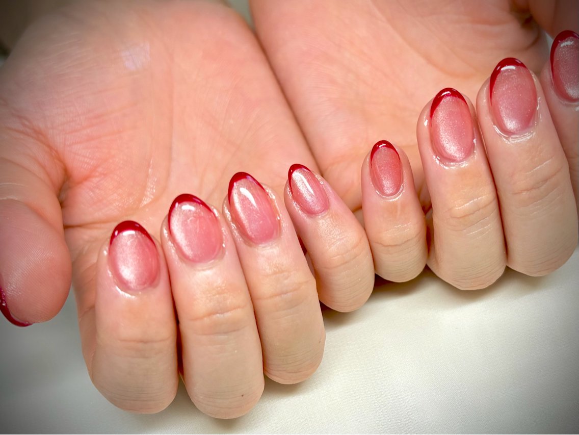 ネイル マグネットネイル ハンドネイル Nail salon Cielel⟡Ayaのネイルデザイン