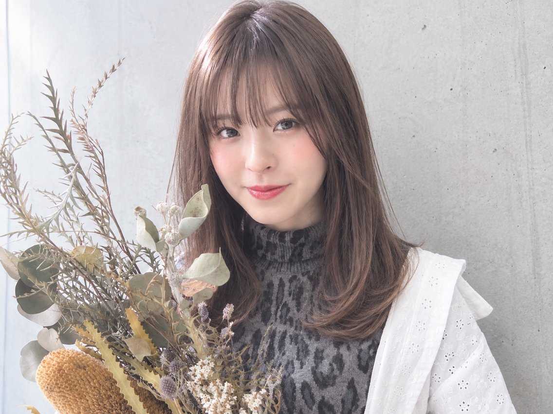 ミディアム カラー カット ヘアカラー 縮毛矯正 トリートメント 立川/ハイライト ans/黒木 和大のヘアスタイル