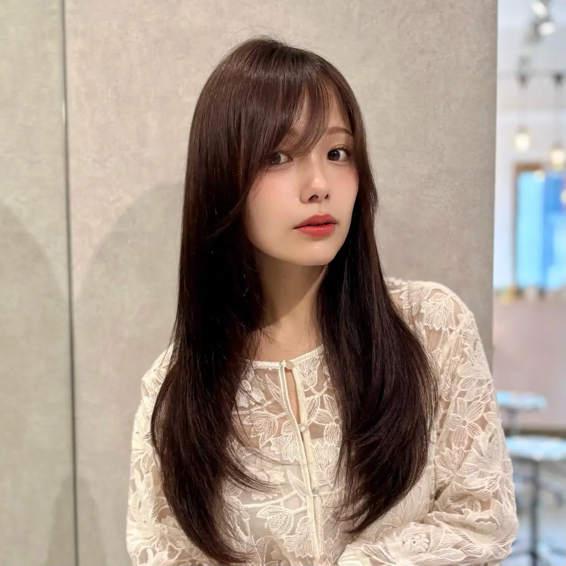 🫧最上級プラン🫧韓国風カット+カラー+5stepTOKIO超音波ケアトリートメントの写真
