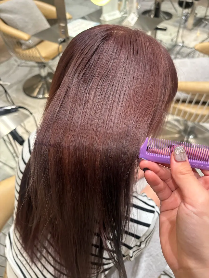 ロング ヘアカラー 美髪縮毛矯正/ 髪質改善/AYARIのヘアスタイル