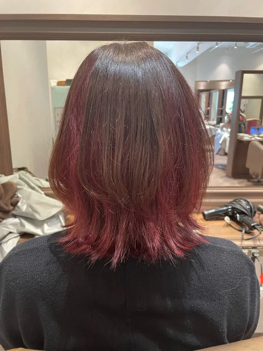 カラー 森 泉琴のヘアスタイル