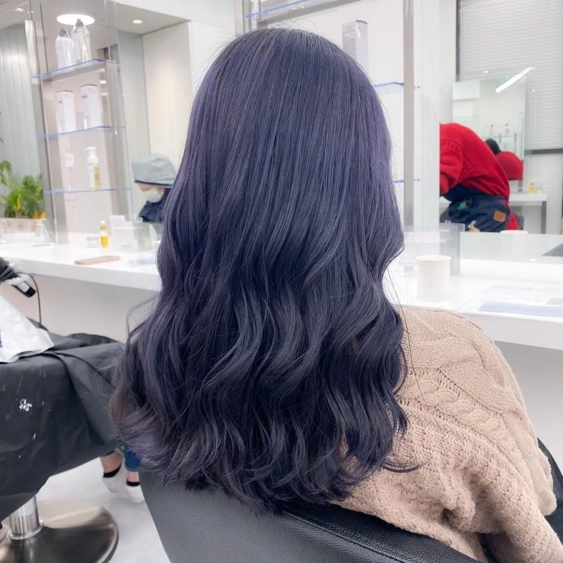 カラー 🤍ྀི透ける寒色 Cocoa🤍ྀིのヘアスタイル