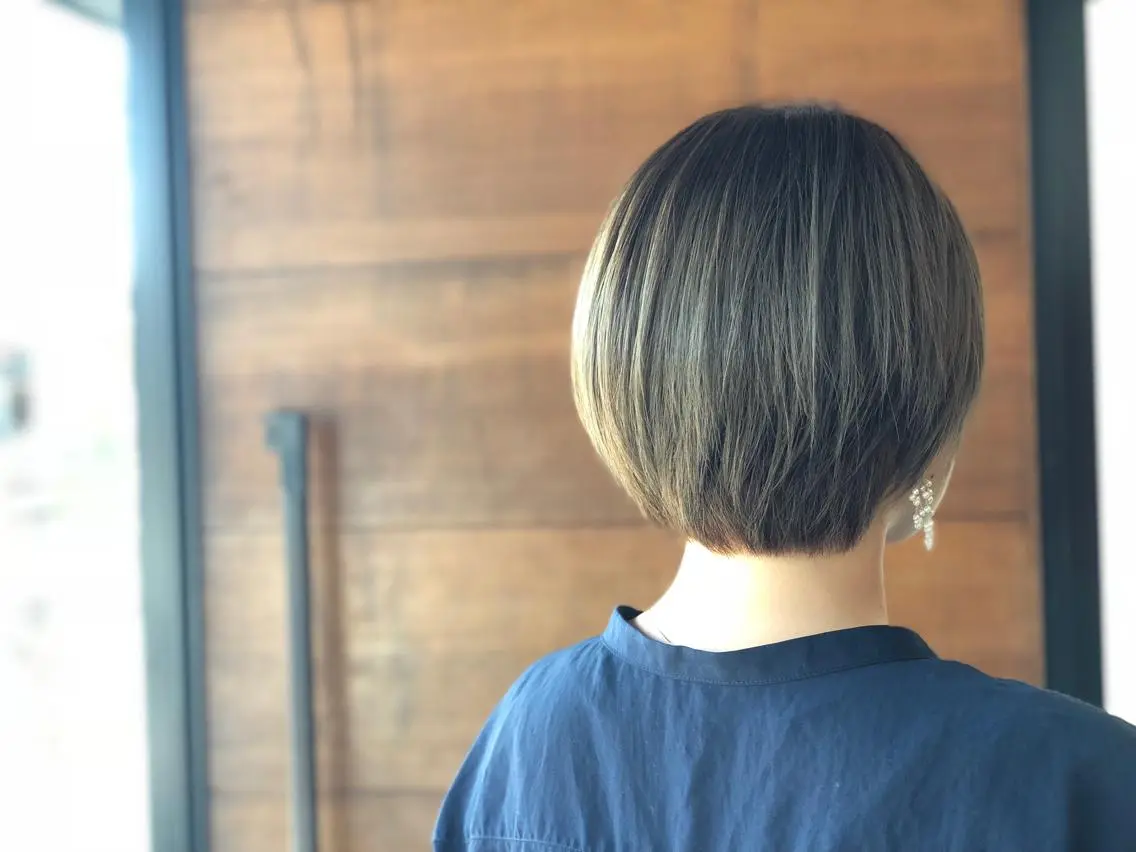 ショート カラー カット ヘアカラー トリートメント IORI #韓国ヘア#髪質改善のヘアスタイル